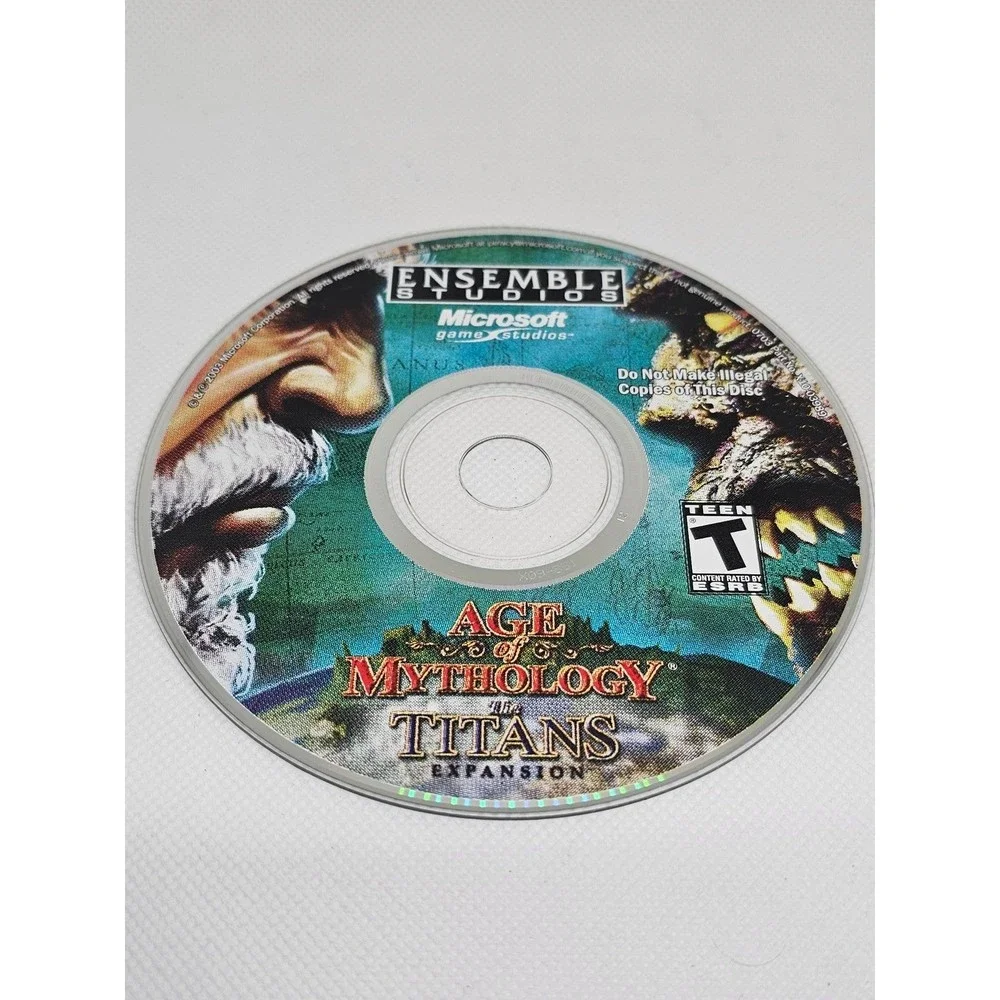 Age of Mythology The Titans Expansion (Microsoft, PC Game, 2003) with Key